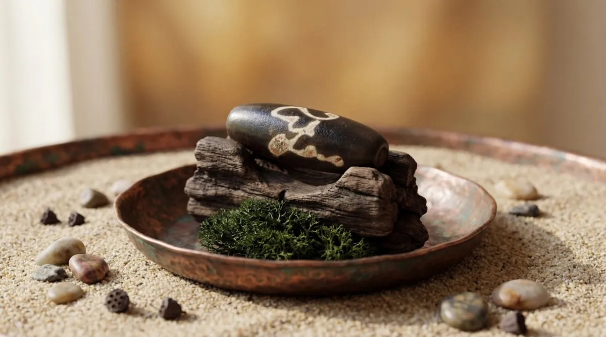 Dzi Thiên Châu Rồng — Thần Chú Om Mani Padme Hum 4