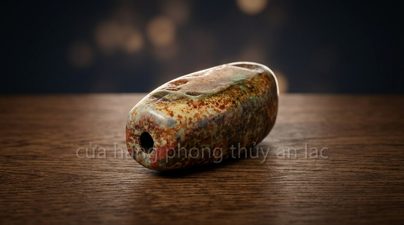 Viên Dzi Thần Tài — Phúc Khí Khắc Sâu Trong Đá 4